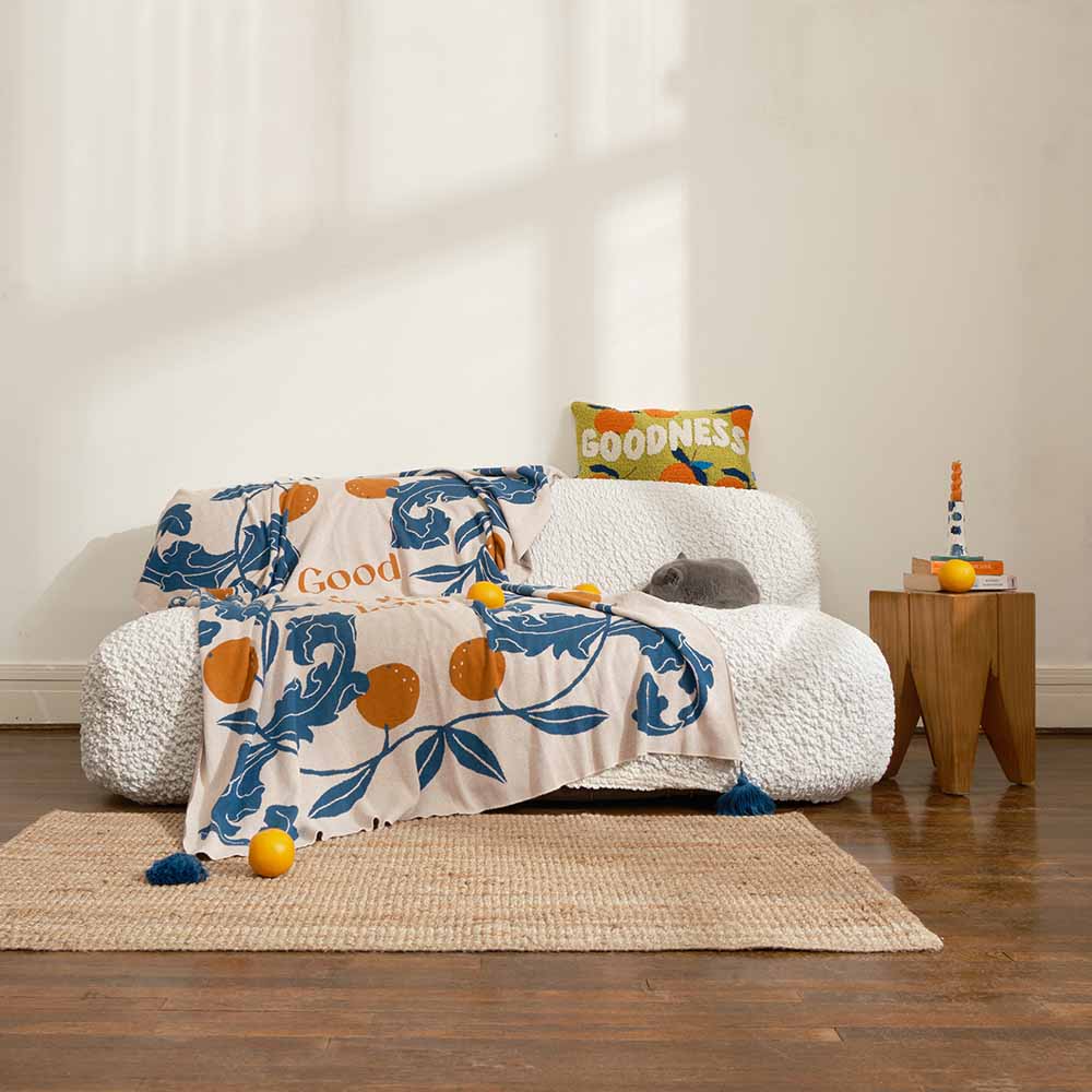 Fete - Fruit of the Spirit Knit Throw Blanket - Goodness