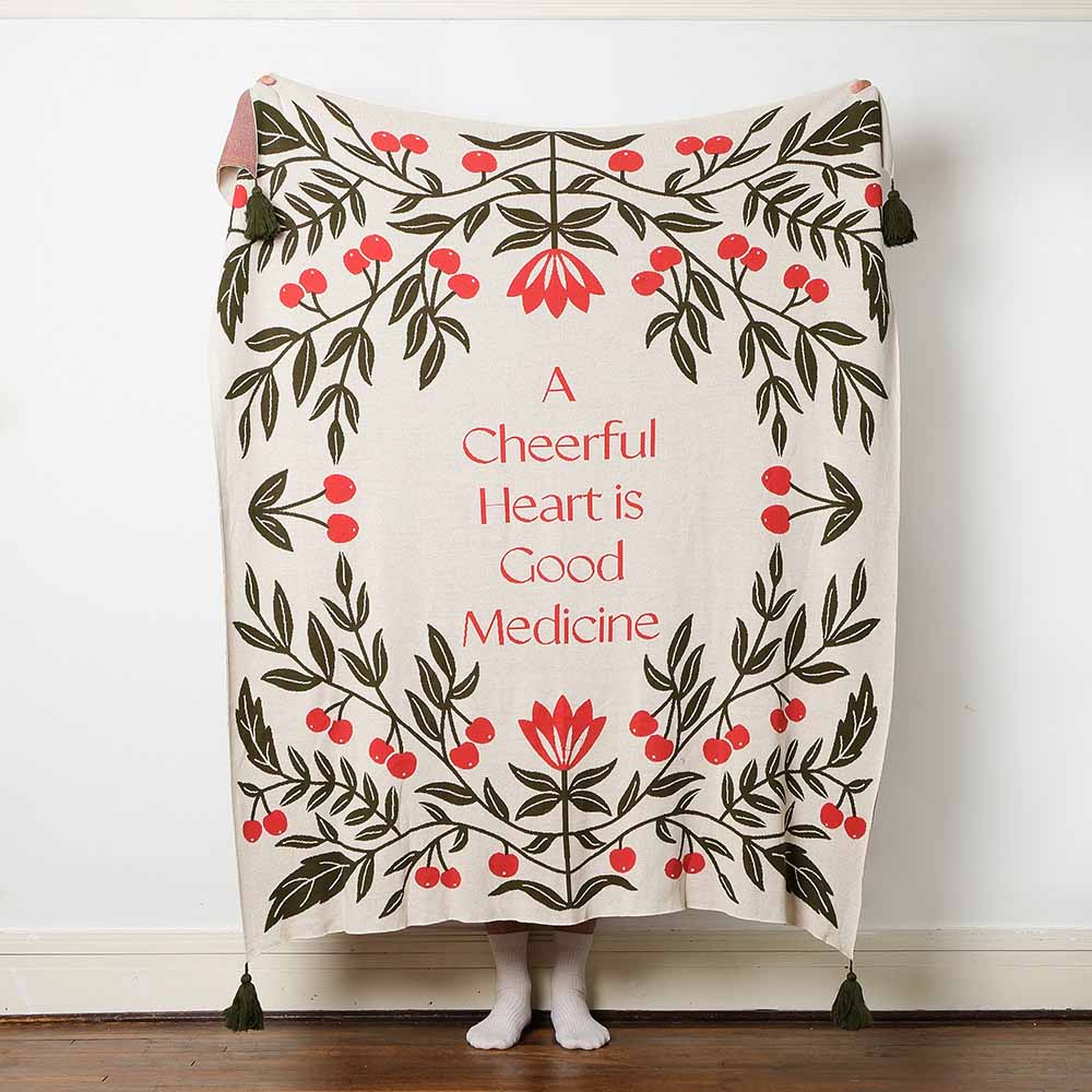Fete - Fruit of the Spirit Knit Throw Blanket - Joy
