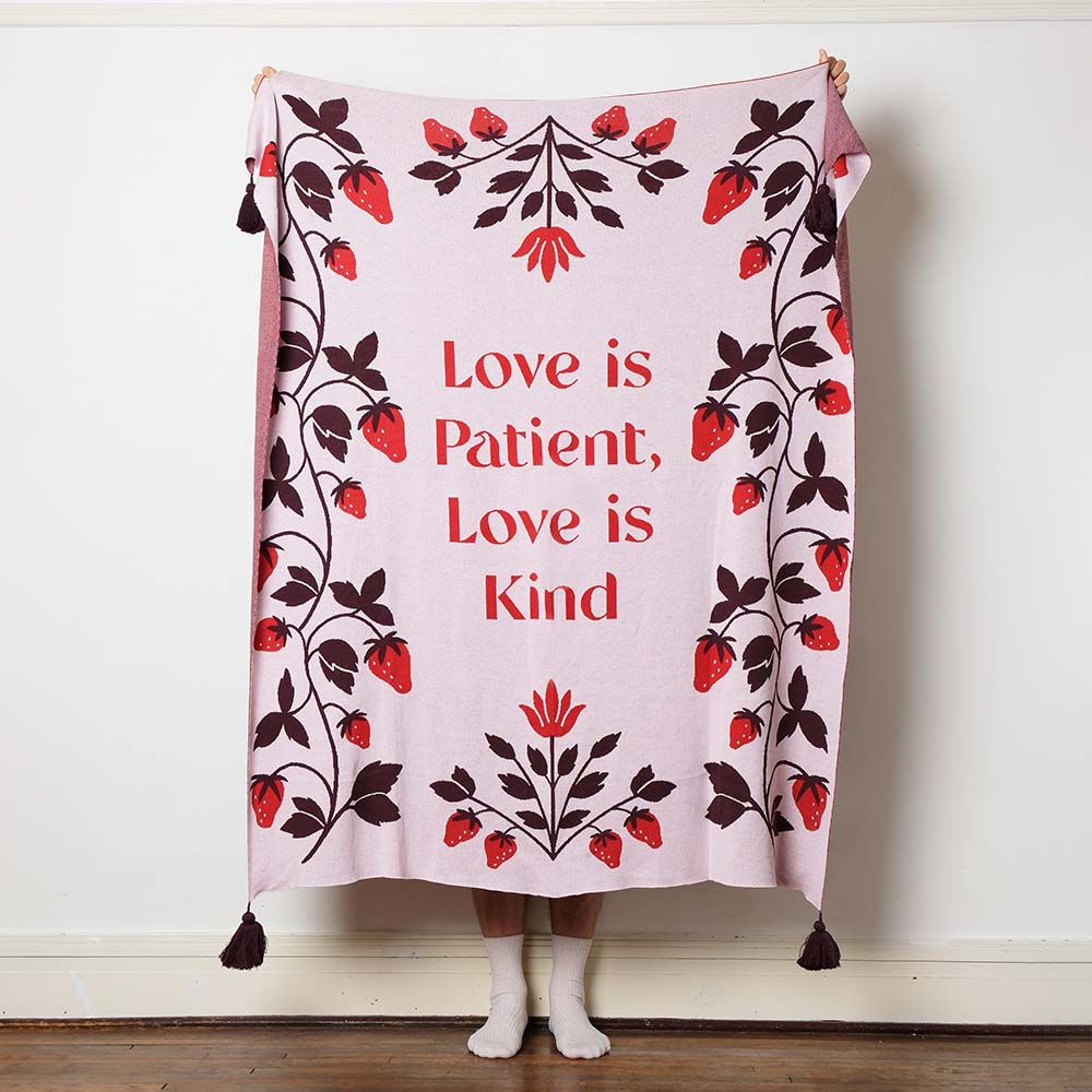 Fete - Fruit of the Spirit Knit Throw Blanket - Kindness