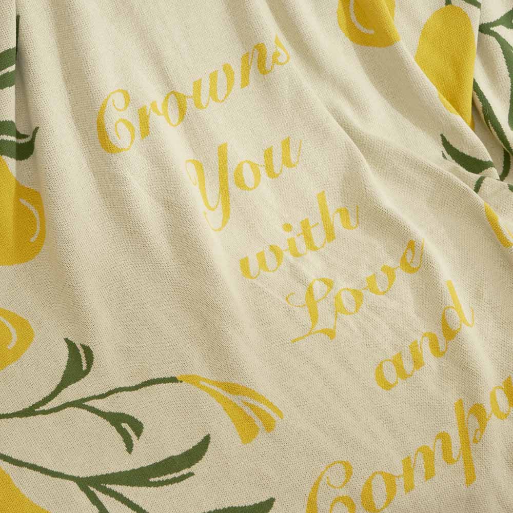 Fete - Fruit of the Spirit Knit Throw Blanket - Love
