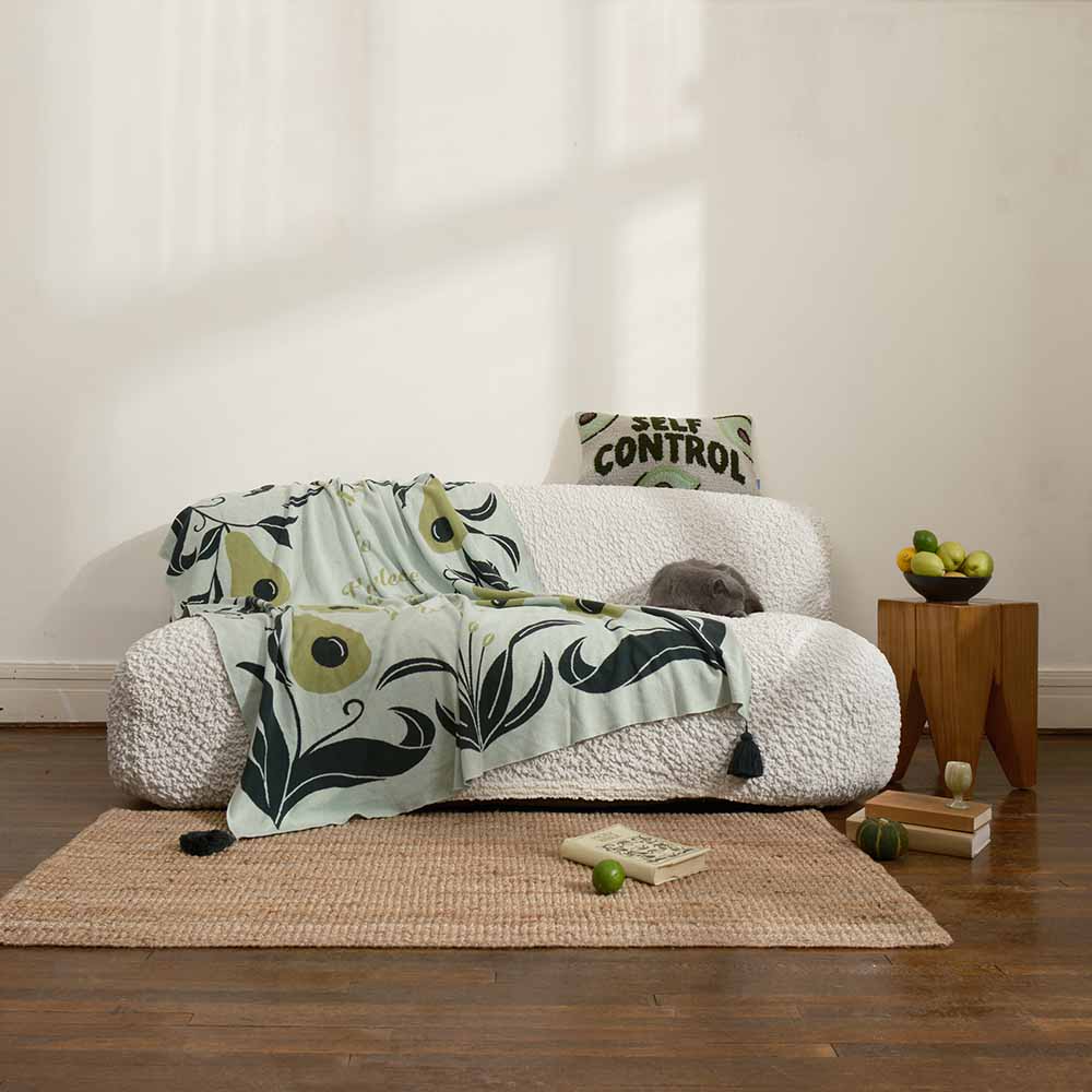 Fete - Fruit of the Spirit Knit Throw Blanket - Self Control