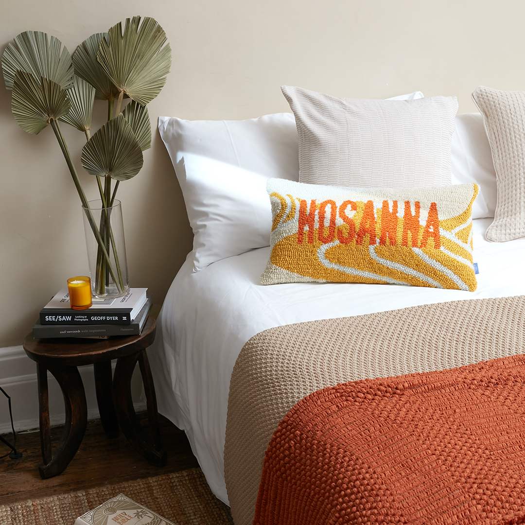 Fete - Hosanna Hand Tufted Throw Pillow - Dune