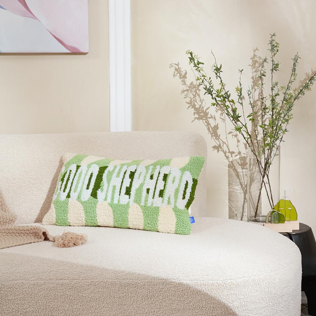 Fete - Names of Jesus Hand Tufted Throw Pillow - Good Shepherd