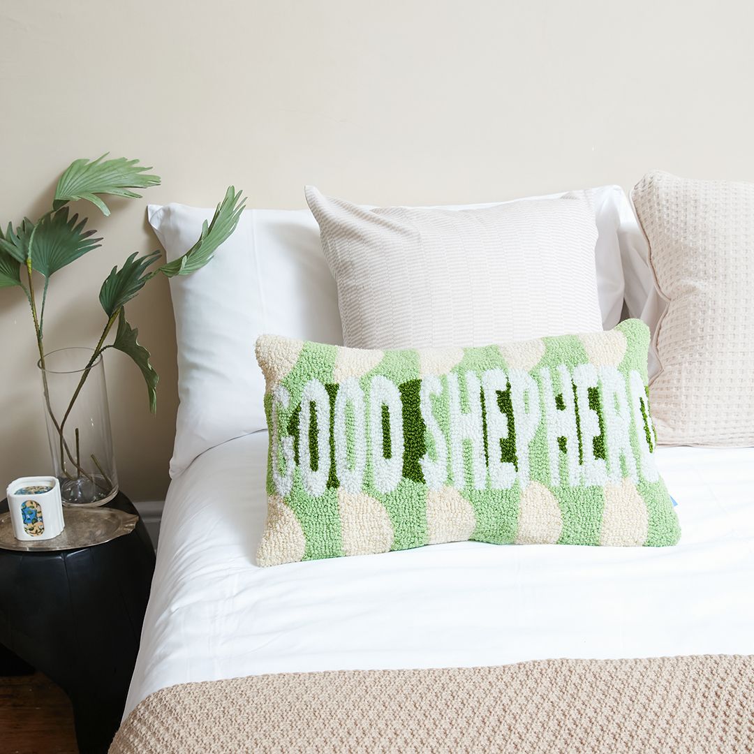 Fete - Names of Jesus Hand Tufted Throw Pillow - Good Shepherd