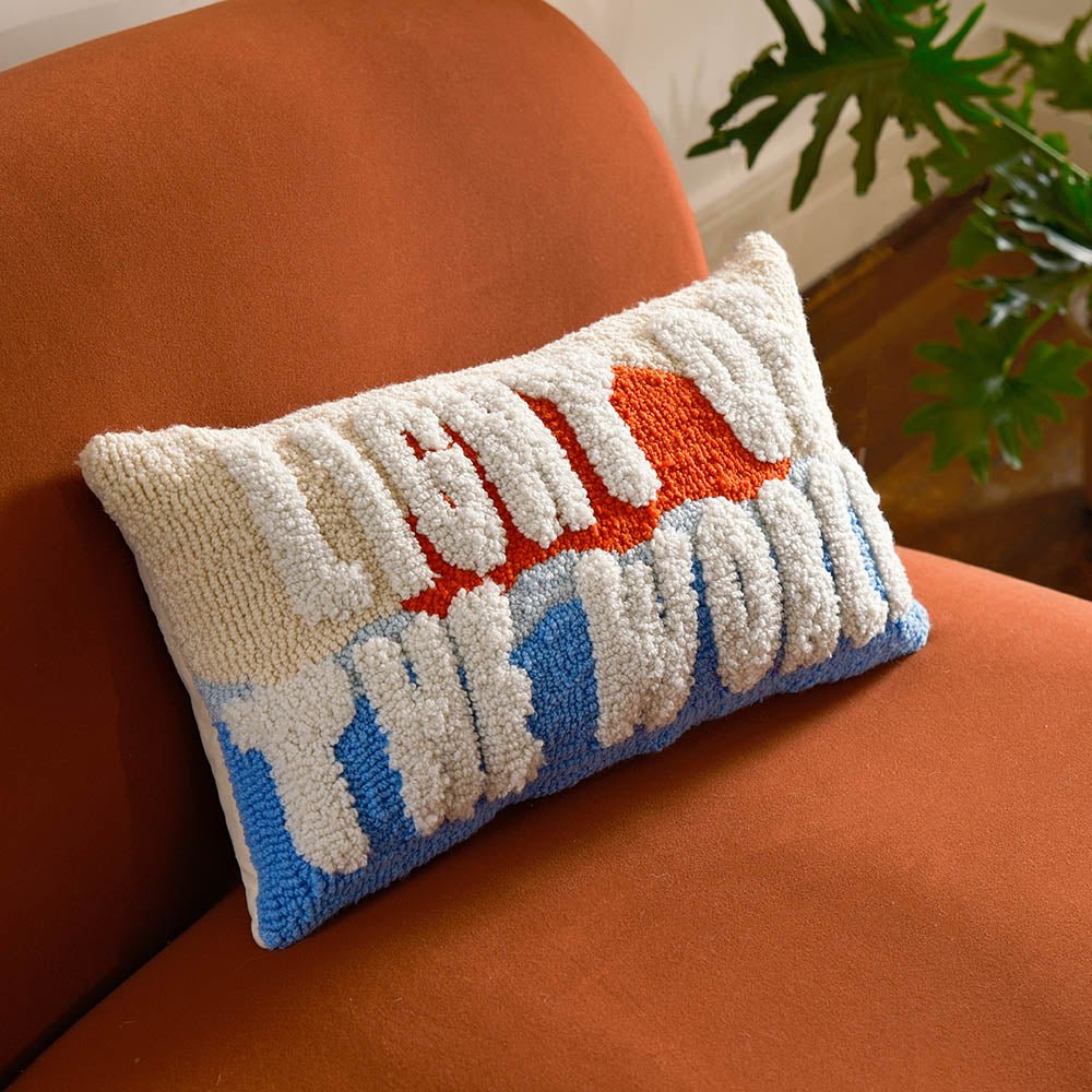 Fete - Names of Jesus Hand Tufted Throw Pillow - Light of the World