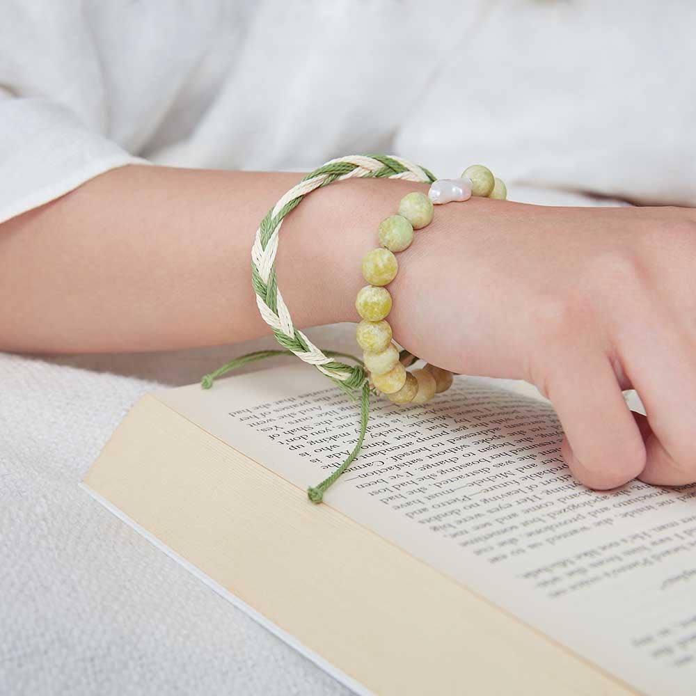 Fete - Olive String Bracelet